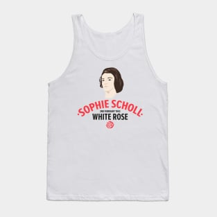 Sophie Scholl - The White Rose Resistance Heroine Tank Top